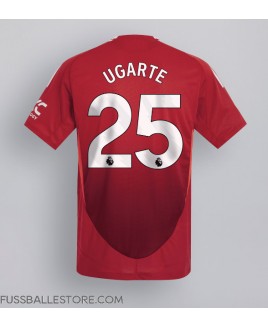 Günstige Manchester United Manuel Ugarte #25 Heimtrikot 2024-25 Kurzarm